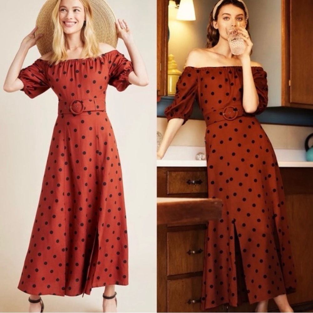 Maeve Lucienne Off The Shoulder Dress